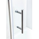 Душевой уголок Black&White Stellar Wind S101-1000 четверть круга, двери раздвижные