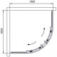 Душевой уголок Black&White Stellar Wind S101-1000 четверть круга, двери раздвижные