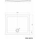 Поддон для душа Black&White Stellar Wind RS-0810 прямоугольный, низкий