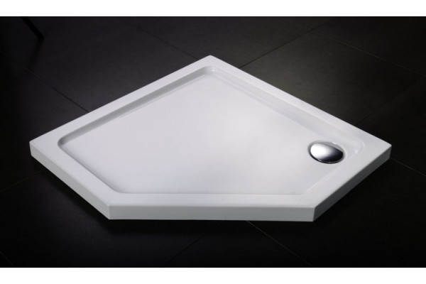 Поддон для душа Black&White Stellar Wind P-10 пятиугольный, низкий