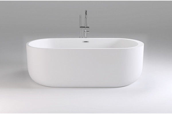 Акриловая ванна Black&White Swan SB109 овальная, отдельностоящая, объем 200 л.