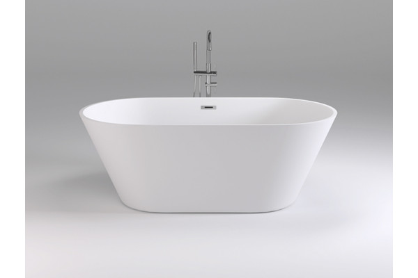 Акриловая ванна Black&White Swan SB103 овальная, отдельностоящая, объем 180 л.