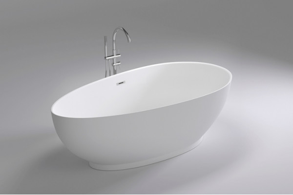 Акриловая ванна Black&White Swan SB106 отдельностоящая, овальная, объем 250 л.