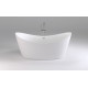 Акриловая ванна Black&White Swan SB104 овальная, отдельностоящая, объем 240 л.
