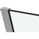 Душевой уголок Black&White Stellar Wind S701-1000 четверть круга, двери распашные