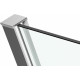 Душевой уголок Black&White Stellar Wind S701-1000 четверть круга, двери распашные