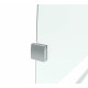 Душевой уголок Black&White Stellar Wind S701-1000 четверть круга, двери распашные