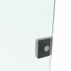 Душевой уголок Black&White Stellar Wind S701-1000 четверть круга, двери распашные