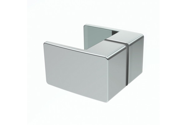 Душевой уголок Black&White Stellar Wind S701-1000 четверть круга, двери распашные