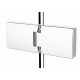 Душевой уголок Black&White Stellar Wind S701-1000 четверть круга, двери распашные