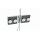 Душевой уголок Black&White Stellar Wind S701-1000 четверть круга, двери распашные