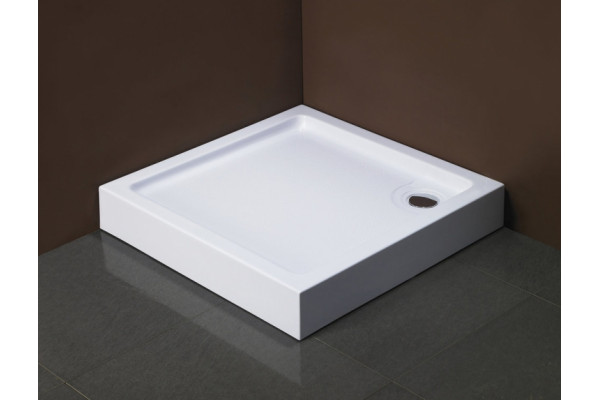 Поддон для душа Black&White Stellar Wind SQ-10H квадратный, низкий