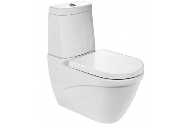 Унитаз-компакт Bocchi Taormina 1017-001-0129 белый овальный, 36x69.5 см