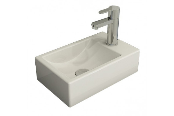 Раковина Bocchi Milano 1419-001-0126 белая, правая, прямоугольная, цвет белый
