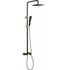 Душевая стойка Boheme Venturo 388-B штанга 122.36 см, шланг 150 см, 1 режим