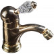 Смеситель Boheme Crystal 286-CRST для биде однорычажный, золото
