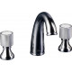 Смеситель Boheme Royal Cristal 277 для раковины двухвентильный, хром