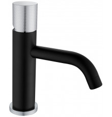 Смеситель Boheme Stick 121-BCR.2 для раковины, black touch chrome, однорычажный, высота излива 7.3 см