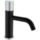 Смеситель Boheme Stick 121-BCR.2 для раковины, black touch chrome, однорычажный, высота излива 7.3 см