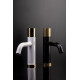 Смеситель Boheme Stick 121-BG.2 для раковины, black touch gold, однорычажный, высота излива 7.3 см
