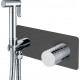 Гигиенический душ Boheme Stick 127-BCR со смесителем, С ВНУТРЕННЕЙ ЧАСТЬЮ, black/diamond chrome в современном стиле