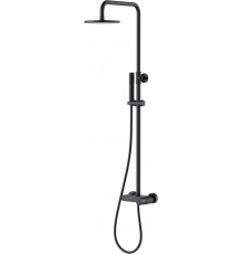 Душевая стойка Boheme Stick 128-BB.2 black touch black цвет черный, штанга 112.5 см