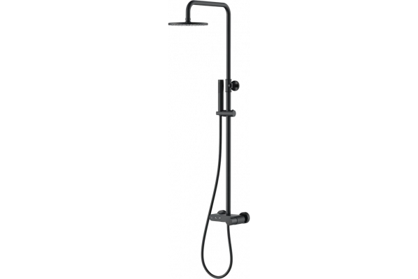 Душевая стойка Boheme Stick 128-BB.2 black touch black цвет черный, штанга 112.5 см