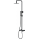 Душевая стойка Boheme Stick 128-BB.2 black touch black цвет черный, штанга 112.5 см