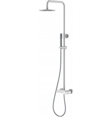 Душевая стойка Boheme Stick 128-WCR white diamond chrome штанга 112.5 см, шланг 150 см