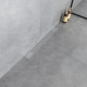 Душевой лоток Boheme Premium Trendy 60 см, хром, в пол около стены, выпуск боковой