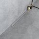 Душевой лоток Boheme Premium Linear 60 см, хром, в пол около стены, выпуск боковой