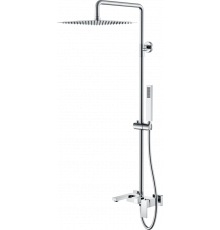 Душевая стойка Boheme Qubic 478-CR chrome хром, штанга 137.9 см