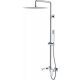 Душевая стойка Boheme Qubic 478-CR chrome хром, штанга 137.9 см