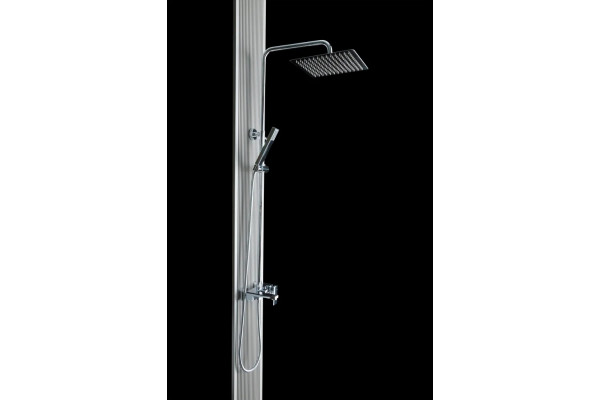 Душевая стойка Boheme Qubic 478-CR chrome хром, штанга 137.9 см