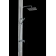Душевая стойка Boheme Qubic 478-CR chrome хром, штанга 137.9 см