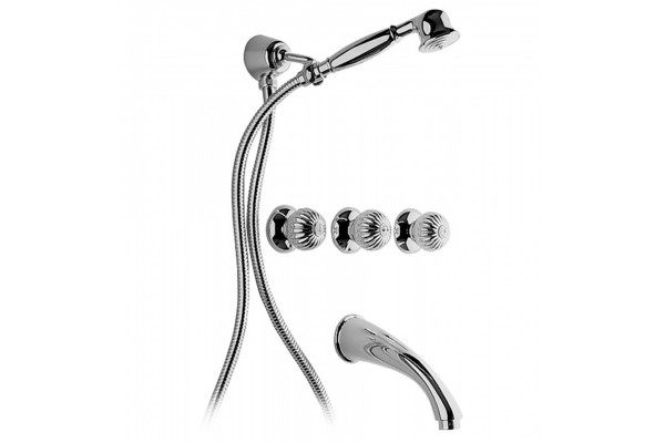 Bongio Radiant Смеситель для ванны цвет хром 02530CR0D