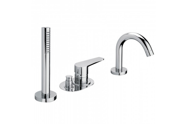 Bongio Pi7 Смеситель для ванны цвет хром 07531CR0DPR
