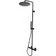 Душевая стойка Bossini Cosmo L10092.073 черный матовый штанга 139.4 см, шланг 150 см