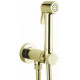 Гигиенический душ Bossini Paloma Brass Mixer Set E37005B.021 со смесителем, С ВНУТРЕННЕЙ ЧАСТЬЮ, золото в современном стиле