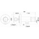 Гигиенический душ Bossini Paloma Brass Mixer Set E37005B.021 со смесителем, С ВНУТРЕННЕЙ ЧАСТЬЮ, золото в современном стиле