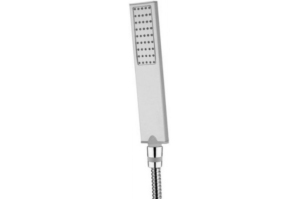 Душевая лейка Bossini Flat-One B00270.030 хром штанга 22.15 см, 1 режим