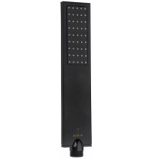 Душевая лейка Bossini Flat-One B00270.073 черная цвет черный, штанга 22.15 см