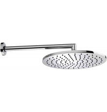 Верхний душ Bossini Cosmo H70596I.030 хром, штанга 10.7 см, размер 28 см