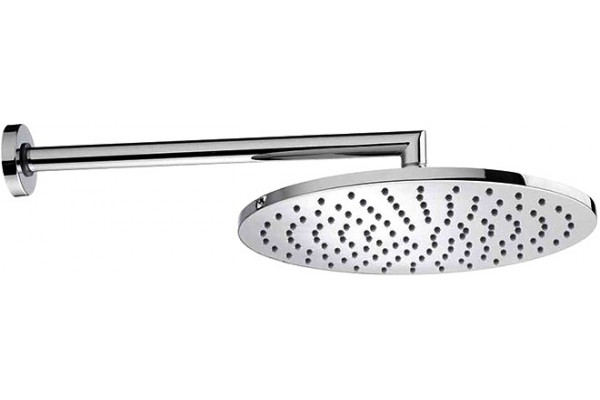 Верхний душ Bossini Cosmo H70596I.030 хром, штанга 10.7 см, размер 28 см
