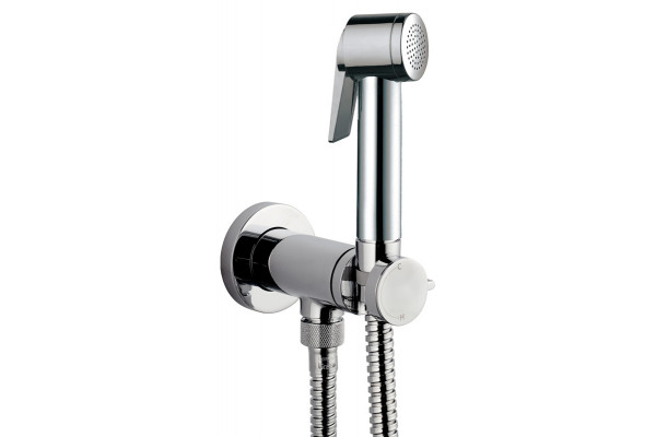 Гигиенический душ Bossini Paloma Flat Mixer Set E37011 со смесителем хром,  в современном стиле