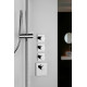 Термостат Bossini OKI 3 Outlets LP Z031205 для ванны с душем, хром, термостат