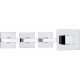 Термостат Bossini Rectangular 3 Outlets LP Z033205 для ванны с душем, хром, термостат