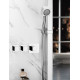 Термостат Bossini Cube 2 Outlets LP Z032203 для ванны с душем, хром, термостат