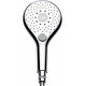 Душевая лейка Bossini Syncronia B00800 120 мм, 6 режимов, хром в стиле hi-tech