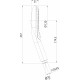 Душевая лейка Bossini Syncronia B00800 120 мм, 6 режимов, хром в стиле hi-tech